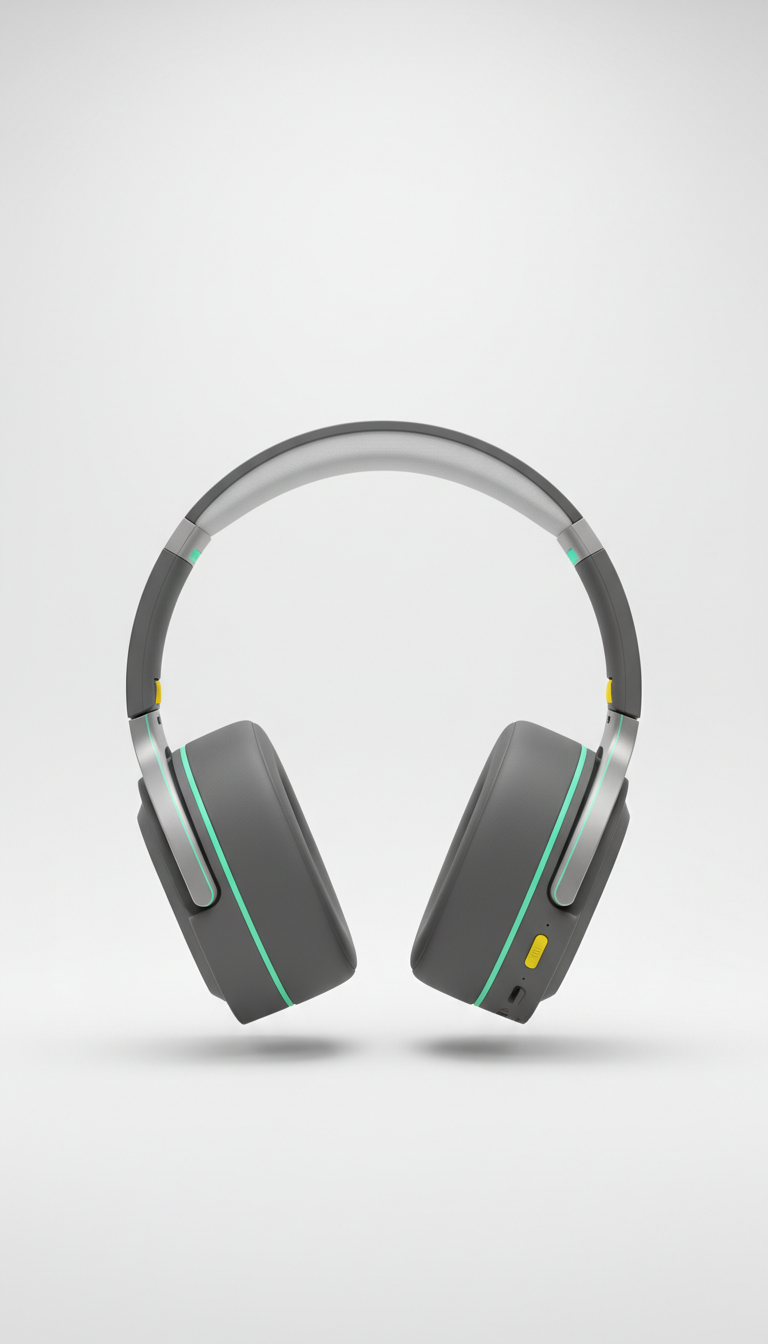 Bluetooth Over-Ear Headphones Matte Black